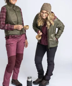 Pinewood Women's Wool Insulated Midlayer Jacket Moss Green