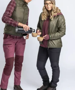Pinewood Women's Wool Insulated Midlayer Jacket Moss Green