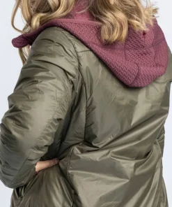 Pinewood Women's Wool Insulated Midlayer Jacket Moss Green