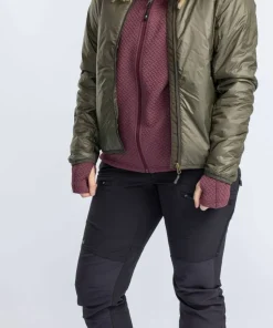 Pinewood Women's Wool Insulated Midlayer Jacket Moss Green