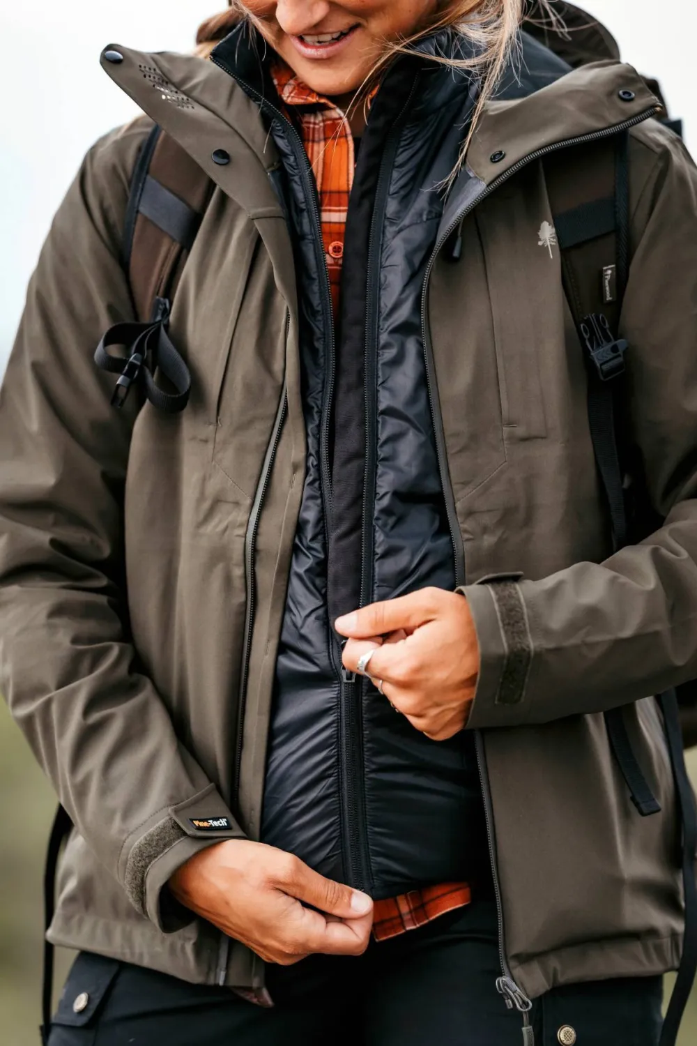 Sale Women's Wool Insulated Midlayer Jacket Damjackor