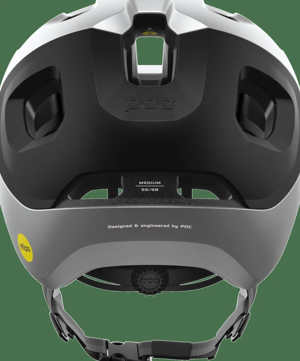 POC Axion Race Mips Uranium Black/Argentite Silver Matt