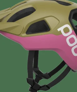 POC Cularis MTB Helmet Olivine Green Matt/Thulite Pink Mat