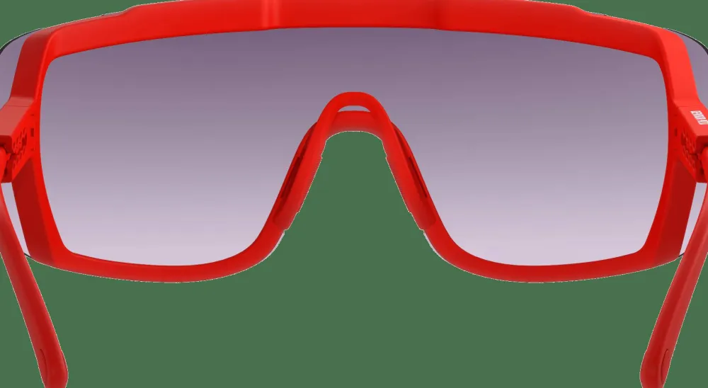 POC Devour Mid Bike Sunglasses Prismane Red/Clarity Road/Partly Sunny Gold Sale