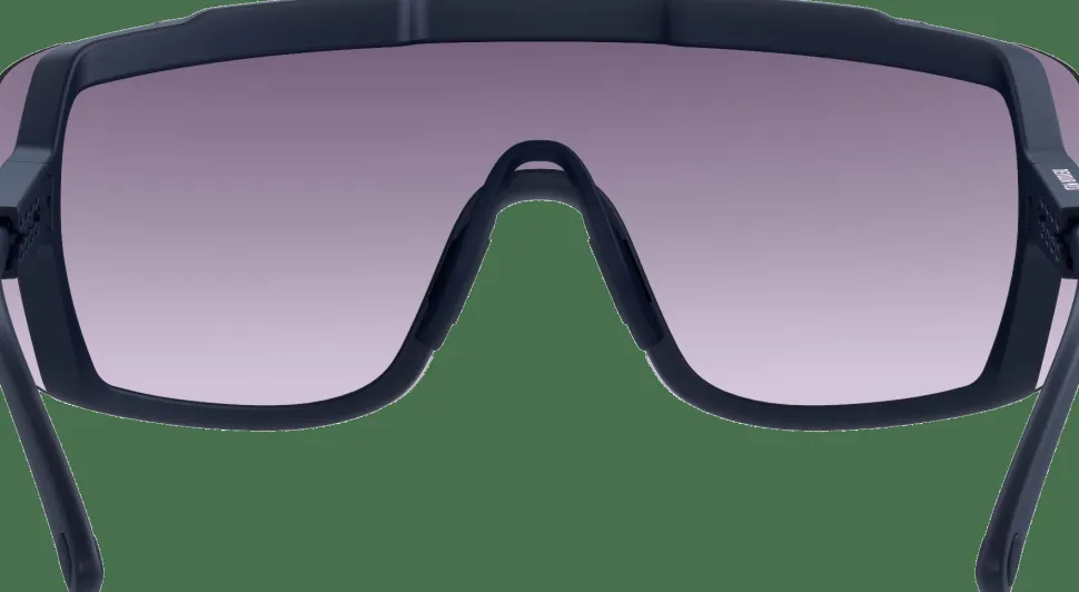 POC Devour Mid Bike Sunglasses Apatite Navy/Clarity Road/Partly Sunny Gold
