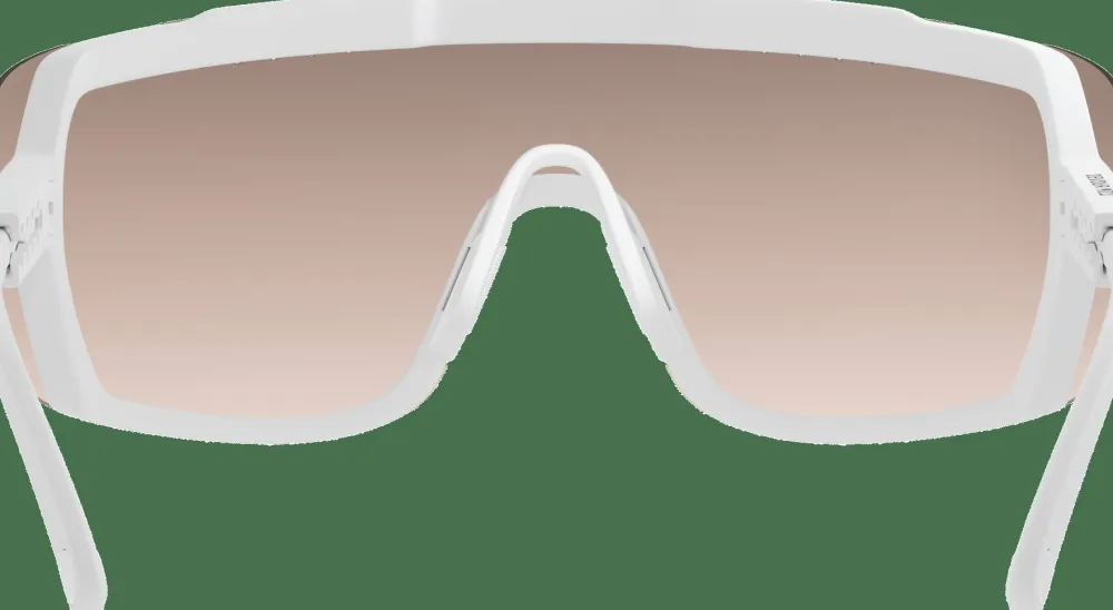 POC Devour Mid Bike Sunglasses Hydrogen White/Clarity Trail /Partly Sunny Silver Outlet