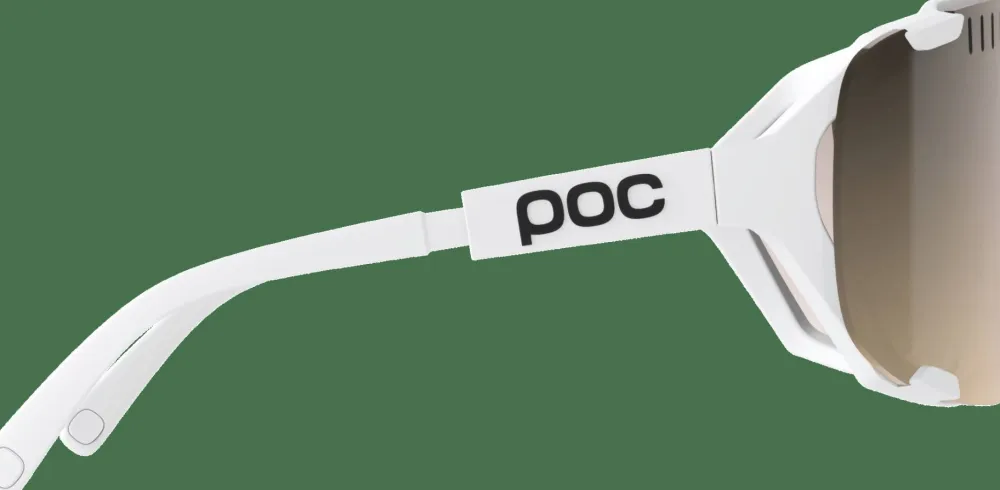 POC Devour Mid Bike Sunglasses Hydrogen White/Clarity Trail /Partly Sunny Silver Outlet