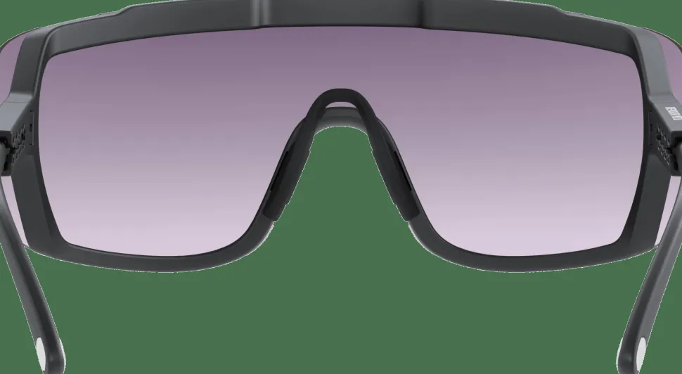 POC Devour Mid Bike Sunglasses Uranium Black/Clarity Road/Sunny Silver