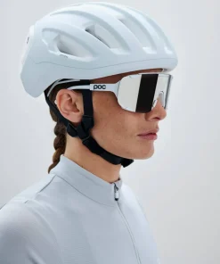 POC Devour Mid Bike Sunglasses Hydrogen White/Clarity Road/Sunny Silver Hot