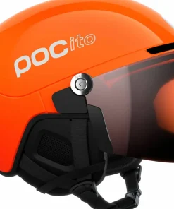 Clearance Kids' ito Obex Visor Fluorescent Orange/Clarity ito/Partly Sunny/Light Orange Snowboard