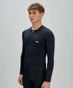 POC Men's Cadence Long Sleeve Cycling Jersey Uranium Black Outlet