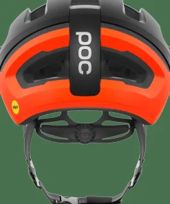 POC Omne Air Mips Cycling Helmet Uranium Black Matt/Fluorescent Orange Matt