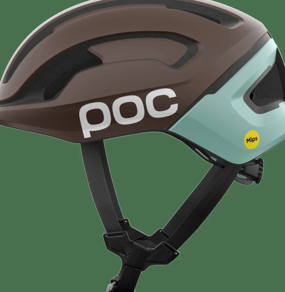 POC Omne Air Mips Cycling Helmet Bronzite Brown Matt/Lazurite Blue Matt Clearance
