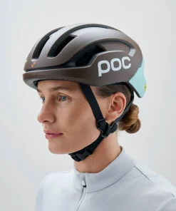 POC Omne Air Mips Cycling Helmet Bronzite Brown Matt/Lazurite Blue Matt Clearance