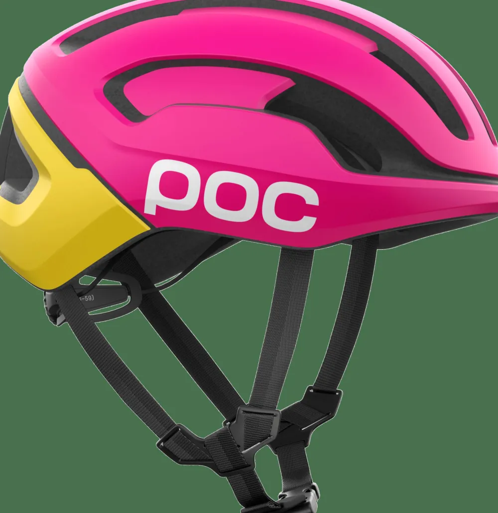 POC Omne Air Mips Cycling Helmet Rhos Red Matt/Citrine Yellow Matt Best