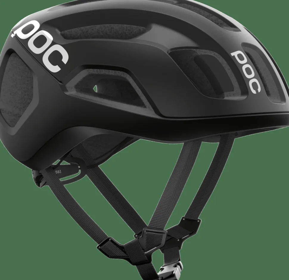 POC Ventral Air Mips Cycling Helmet Uranium Black Matt/Hydrogen White W. Logo