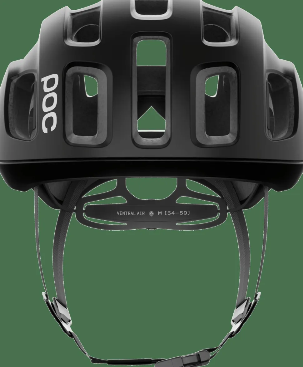 POC Ventral Air Mips Cycling Helmet Uranium Black Matt/Hydrogen White W. Logo
