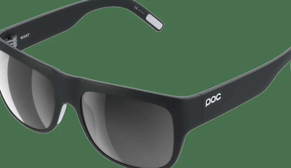 POC Want Polarized Bike Sunglasses Uranium Black/Clarity Polarized/Sunny Grey Outlet