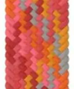 Polar Braided Yarn Wristband, 20 mm Red Outlet