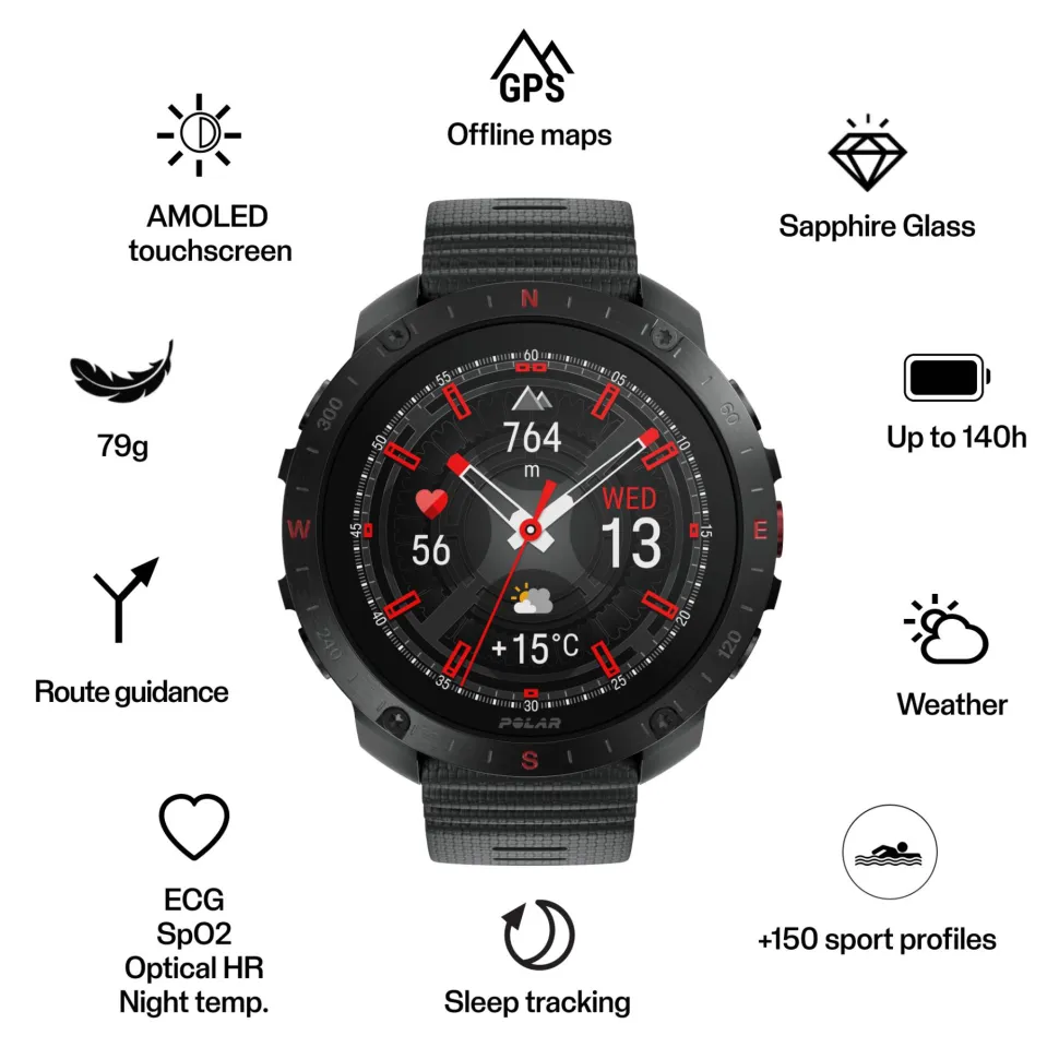 Polar Polar Grit X2 Pro Black