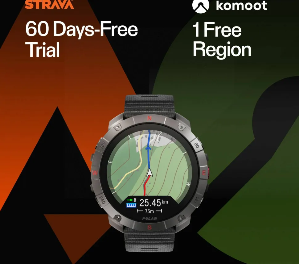 Polar Polar Grit X2 Pro Ti Lthr Brnz M/L Bronze