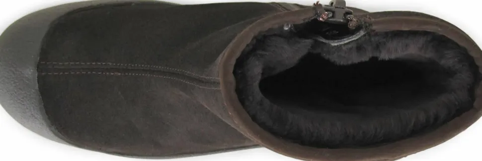 Pomar Women's Kallio GORE-TEX Ankle Boot Bark Suede(fur L) Curling