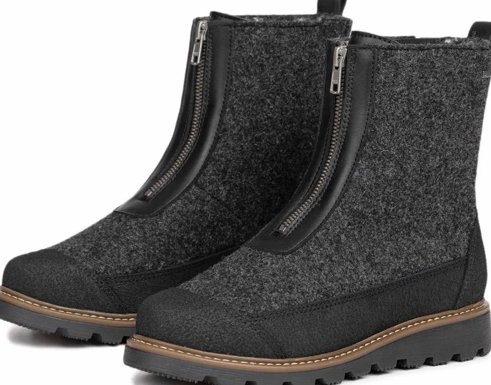 Pomar Women's Unari GORE-TEX Ankle Boot Granit Felt/pu-suede