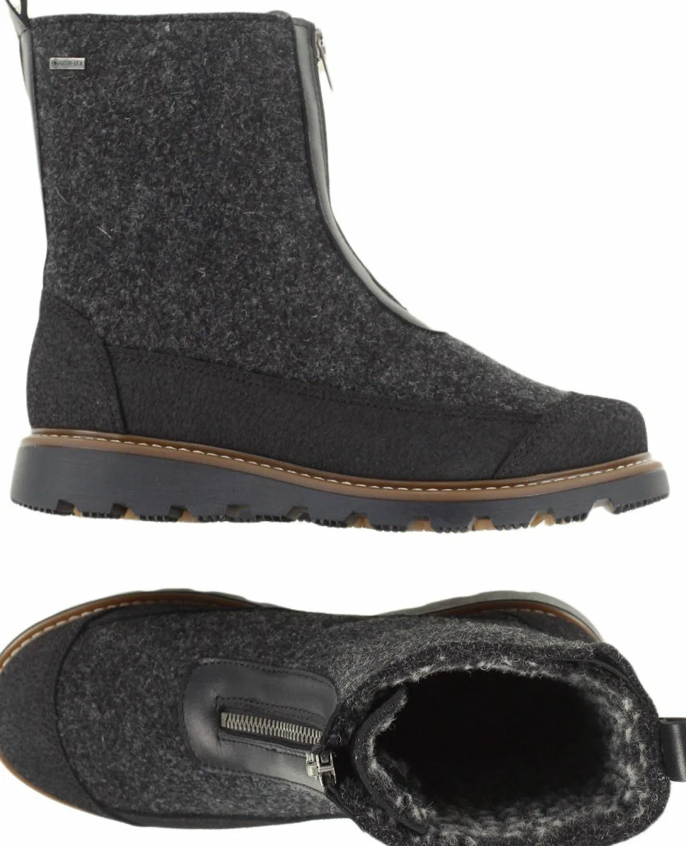 Pomar Women's Unari GORE-TEX Ankle Boot Granit Felt/pu-suede