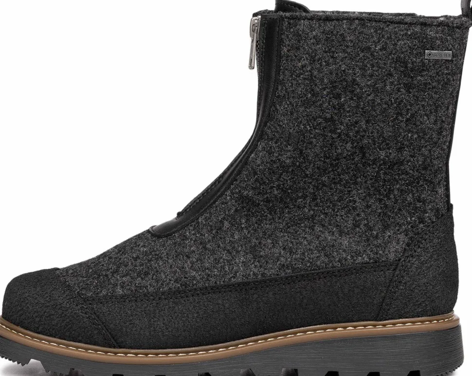 Pomar Women's Unari GORE-TEX Ankle Boot Granit Felt/pu-suede