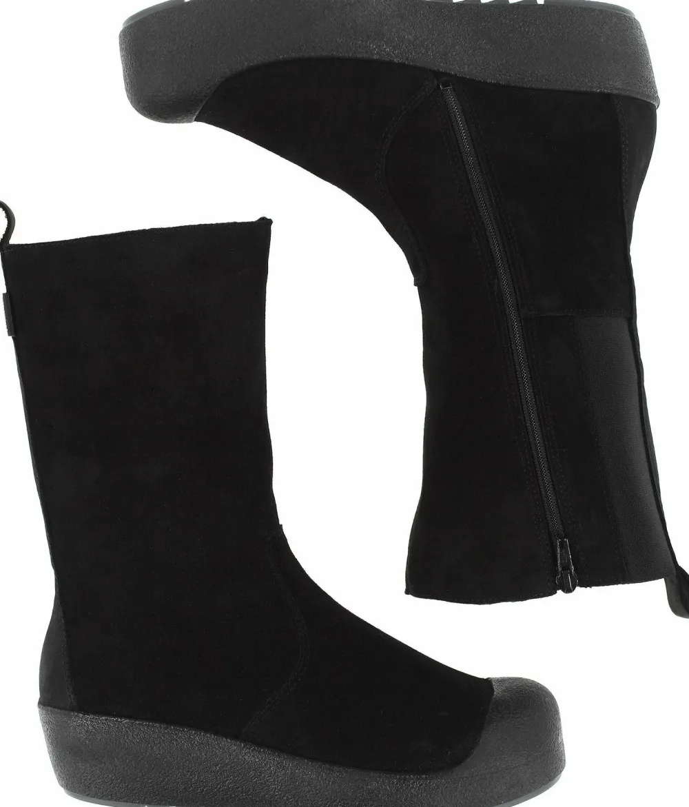 Pomar Women's Utu Gore-Tex Winter Boot Black Suede/Waxy (Fur L) Curling Clearance