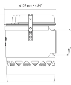 Lite XL Stove System II 1.0 L Black Kök & Tillbehör|Camping