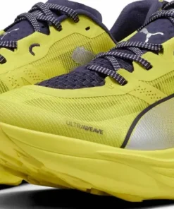 Puma Men's Deviate Nitro Elite Trail Lux Lime-Deep Plum Hot