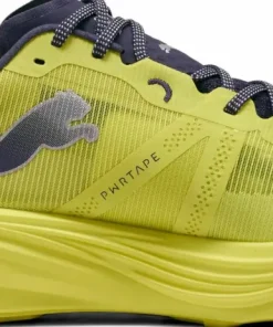 Puma Men's Deviate Nitro Elite Trail Lux Lime-Deep Plum Hot