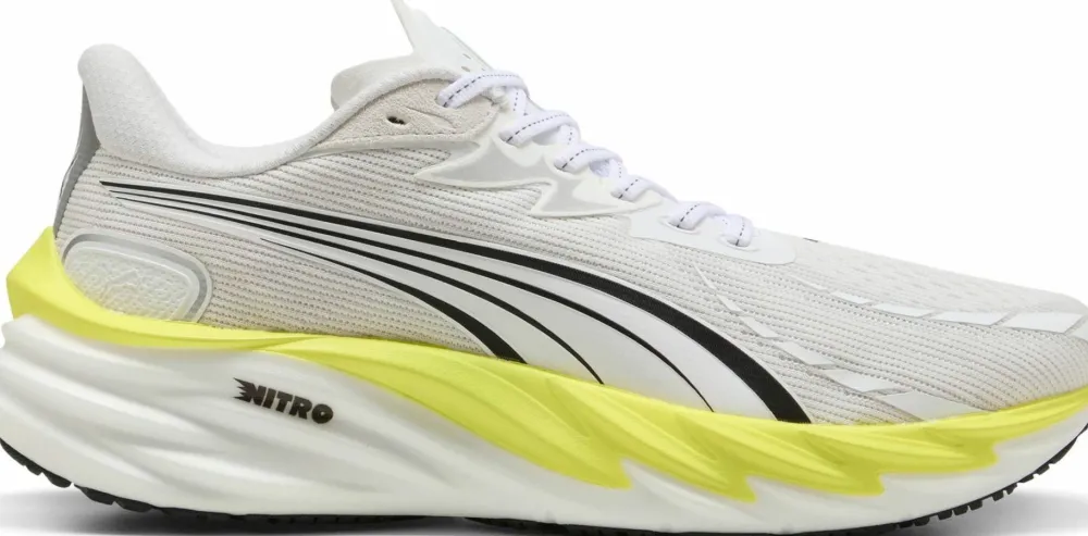 Puma Men's Velocity Nitro 4 White-lux Lime Puma White-lux Lime