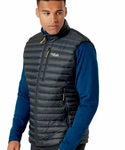 Rab Men's Microlight Down Vest Black New