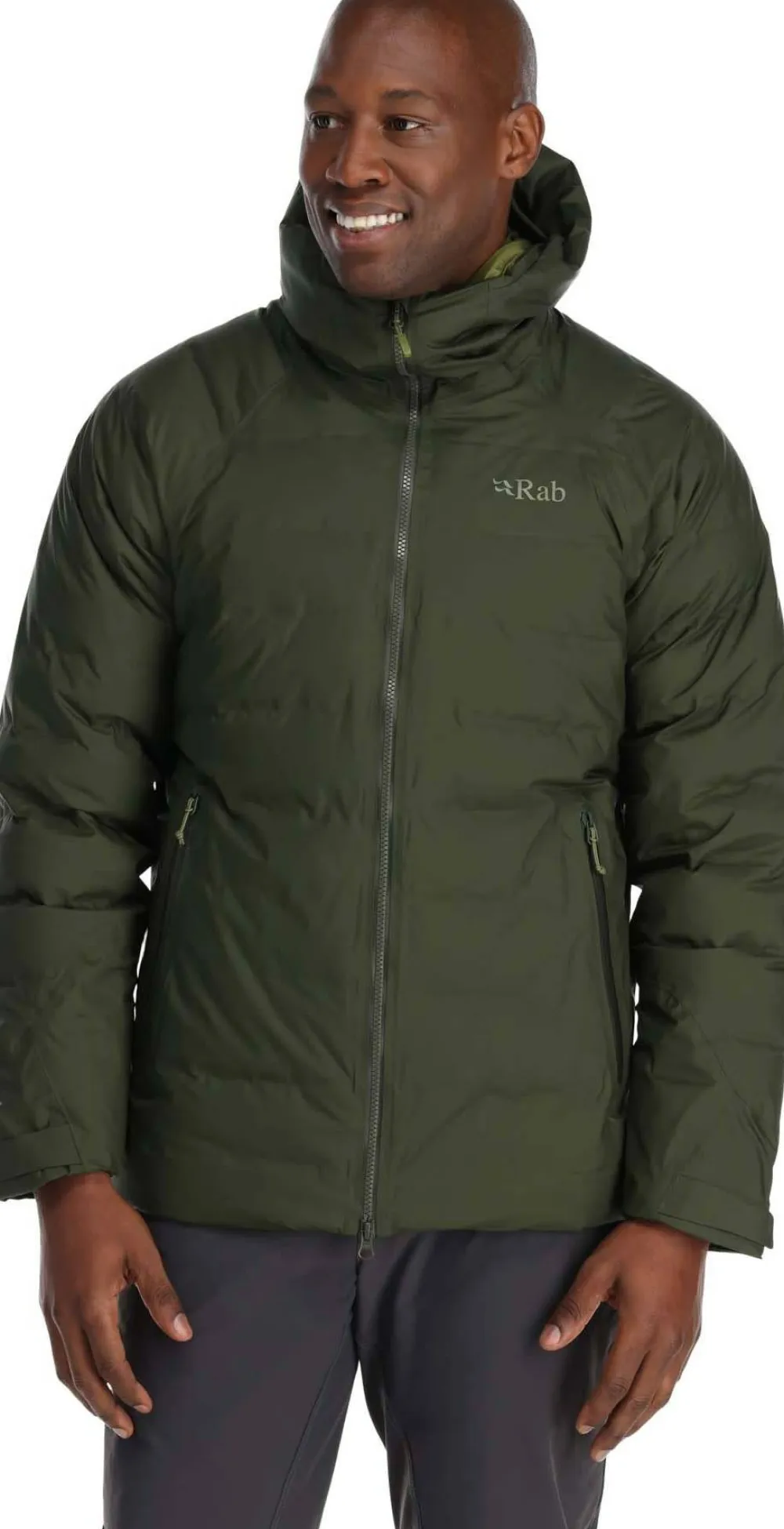 Rab Men's Valiance Waterproof Down Jacket Army New