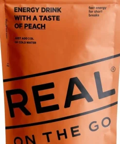Real Turmat Energi Drink On The Go Peach