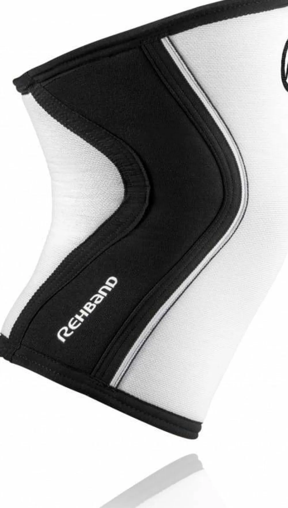 Rehband Rx Knee-Sleeve 5mm Black/White Clearance