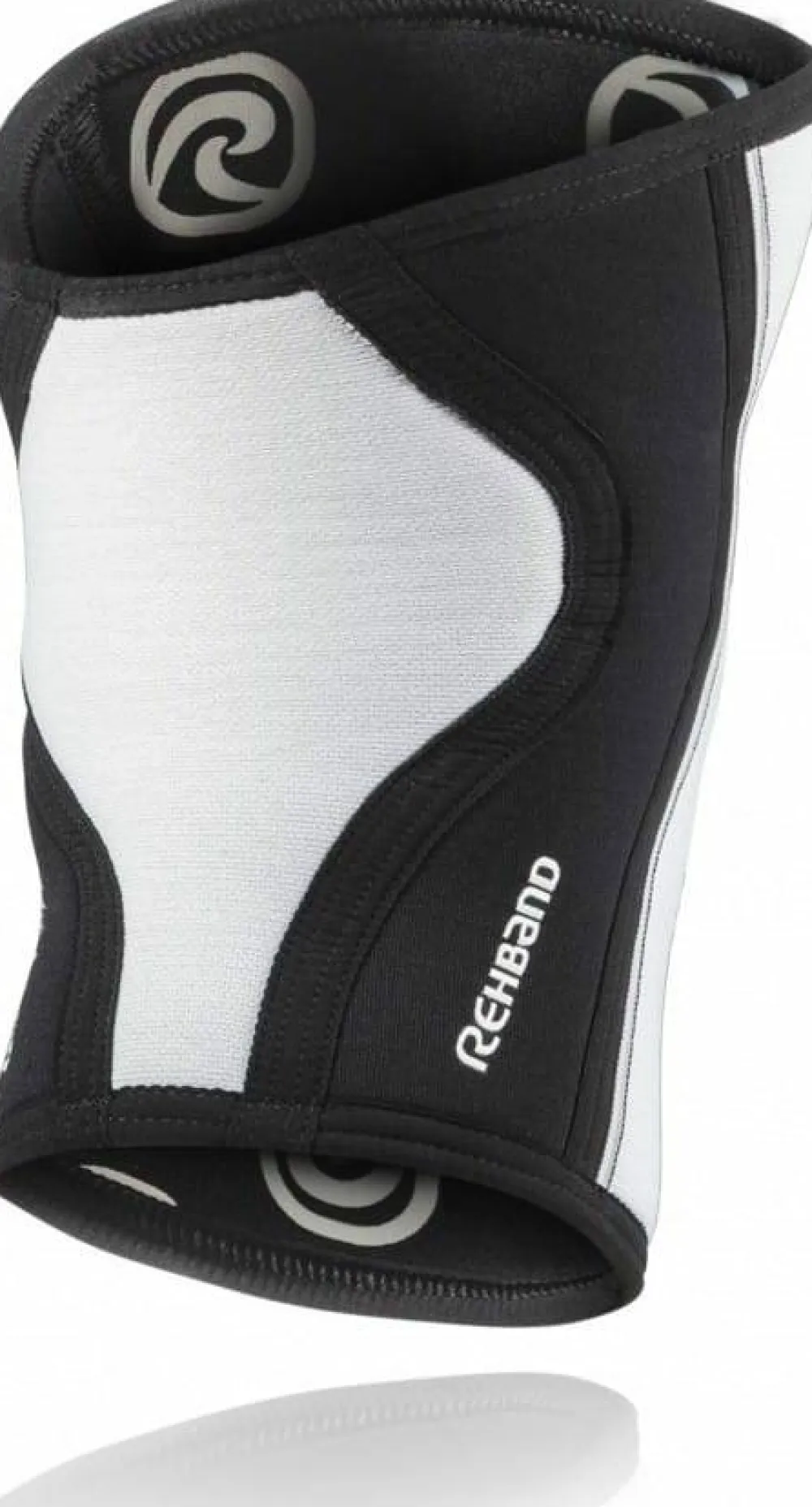 Rehband Rx Knee-Sleeve 5mm Black/White Clearance