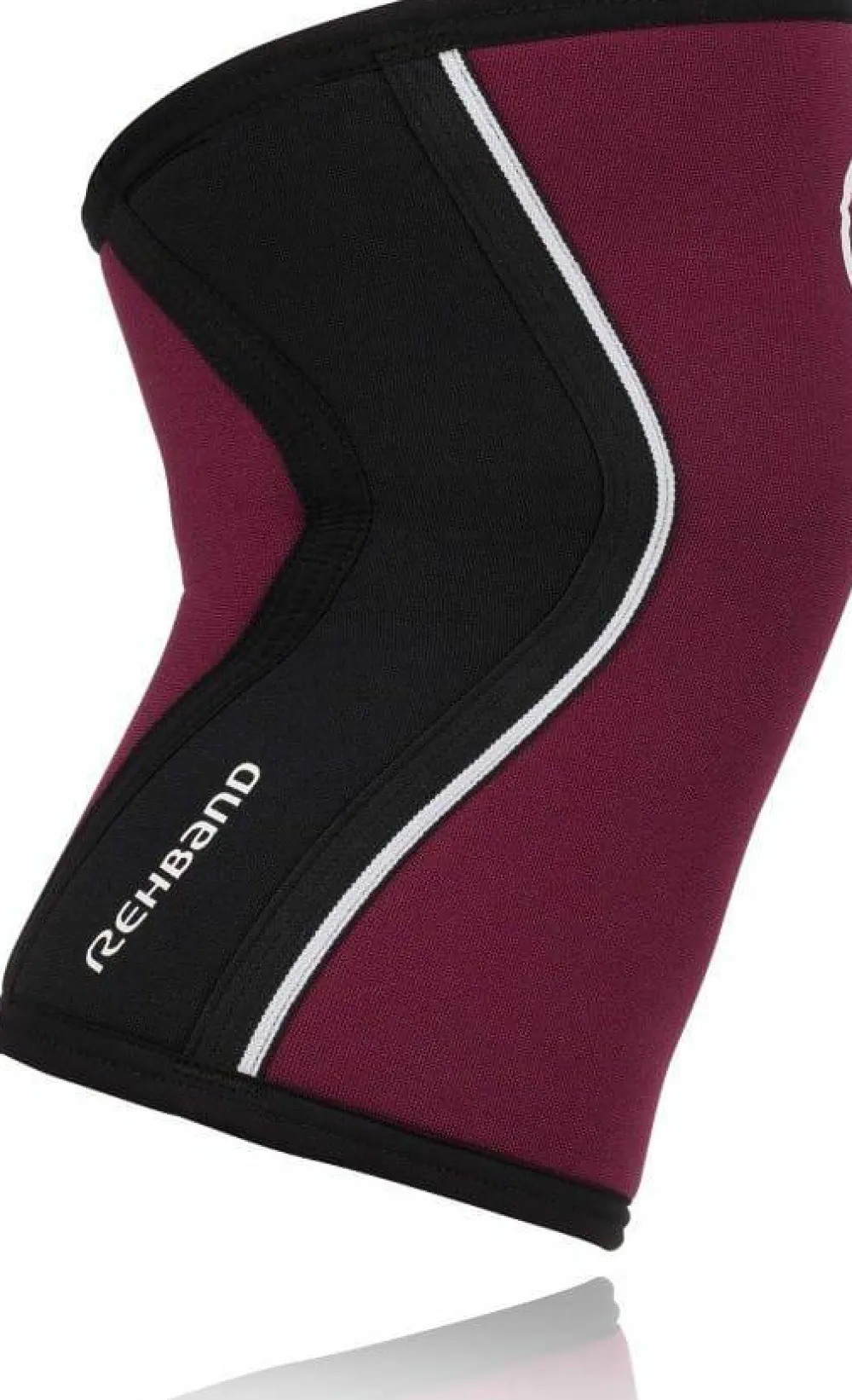 Rehband Rx Knee-Sleeve 5mm Black/Burgundy Sale