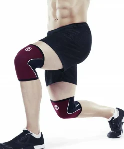 Rehband Rx Knee-Sleeve 5mm Black/Burgundy Sale