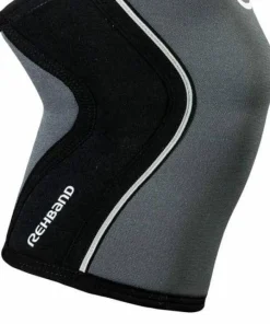 Rehband Rx Knee-Sleeve 5mm Black/Steel Grey Hot