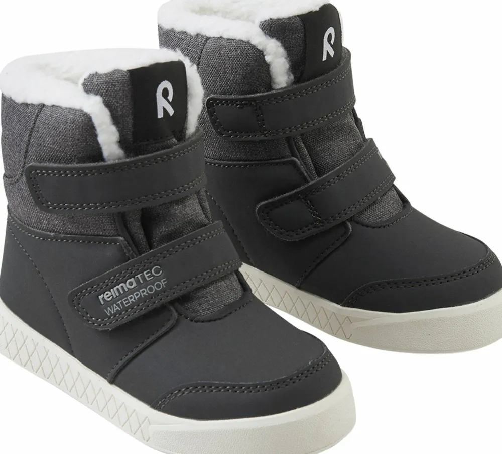 Reima Kids' tec Boots Pyrytys Soft Black Clearance