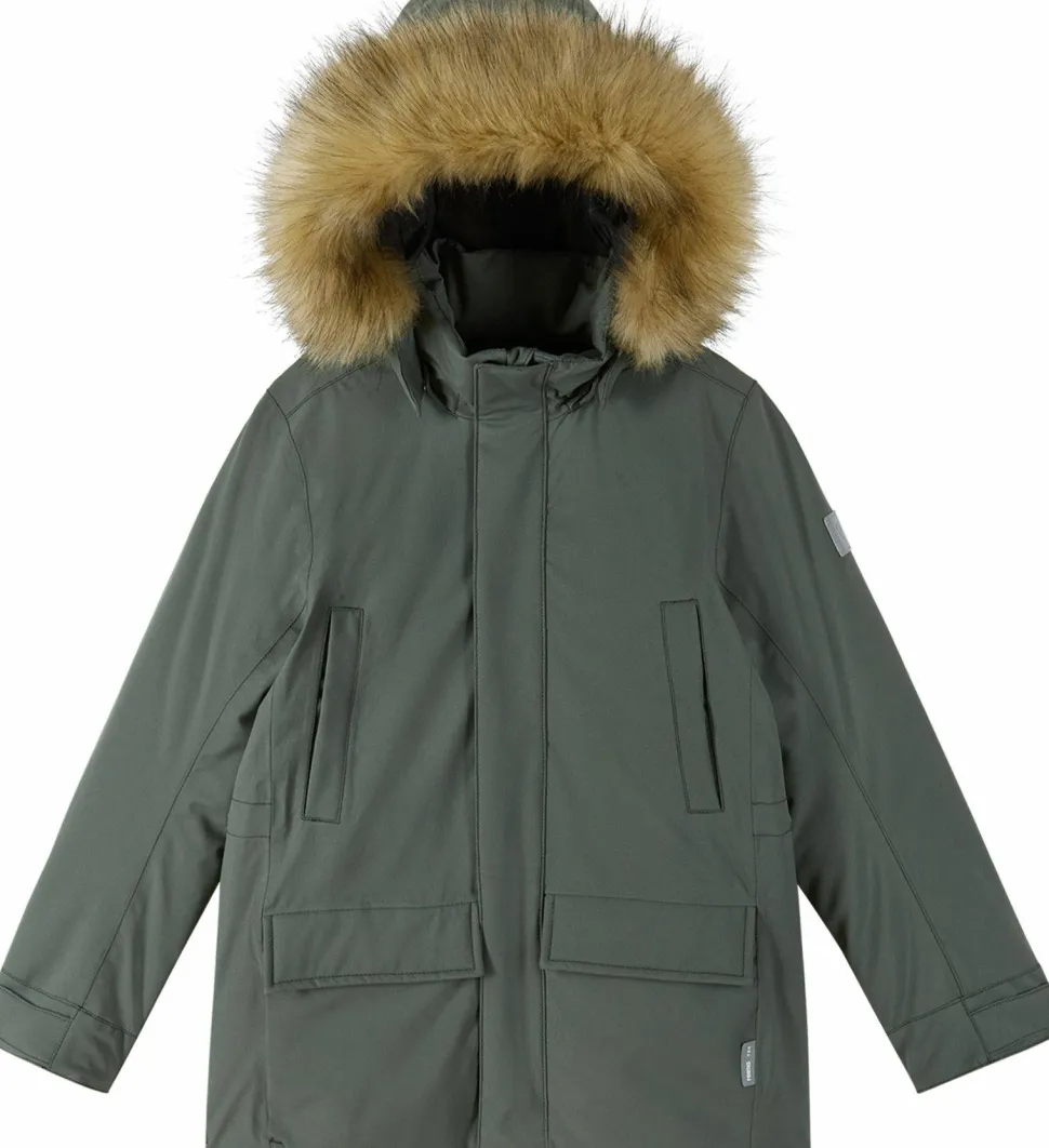 Reima Kids' Reimatec Down Jacket Serkkula Thyme Green