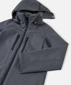 Reima Kids' tec Jacket Saarela Soft Black Outlet