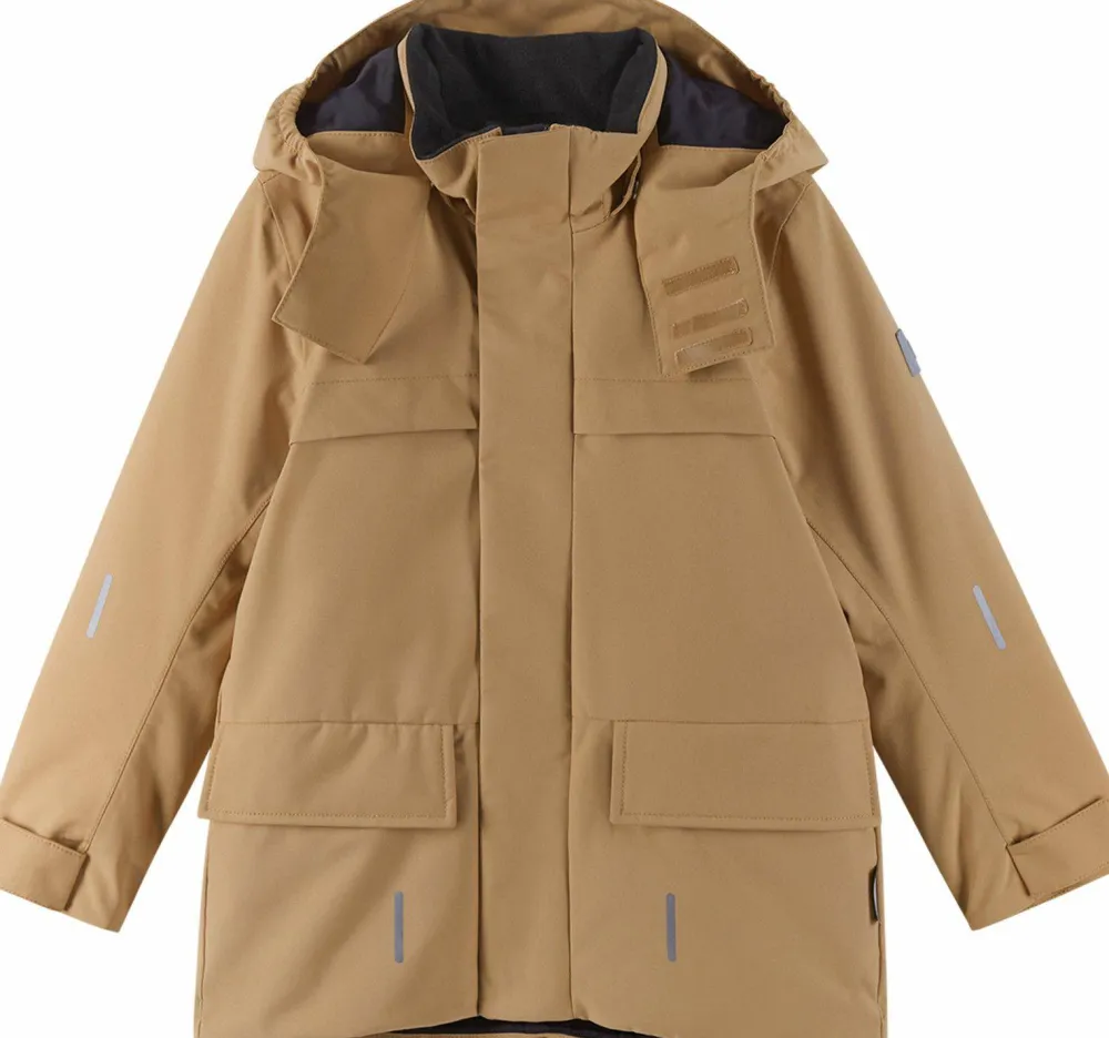 Reima Kids' tec Winter Jacket Kamuni Peanut Brown