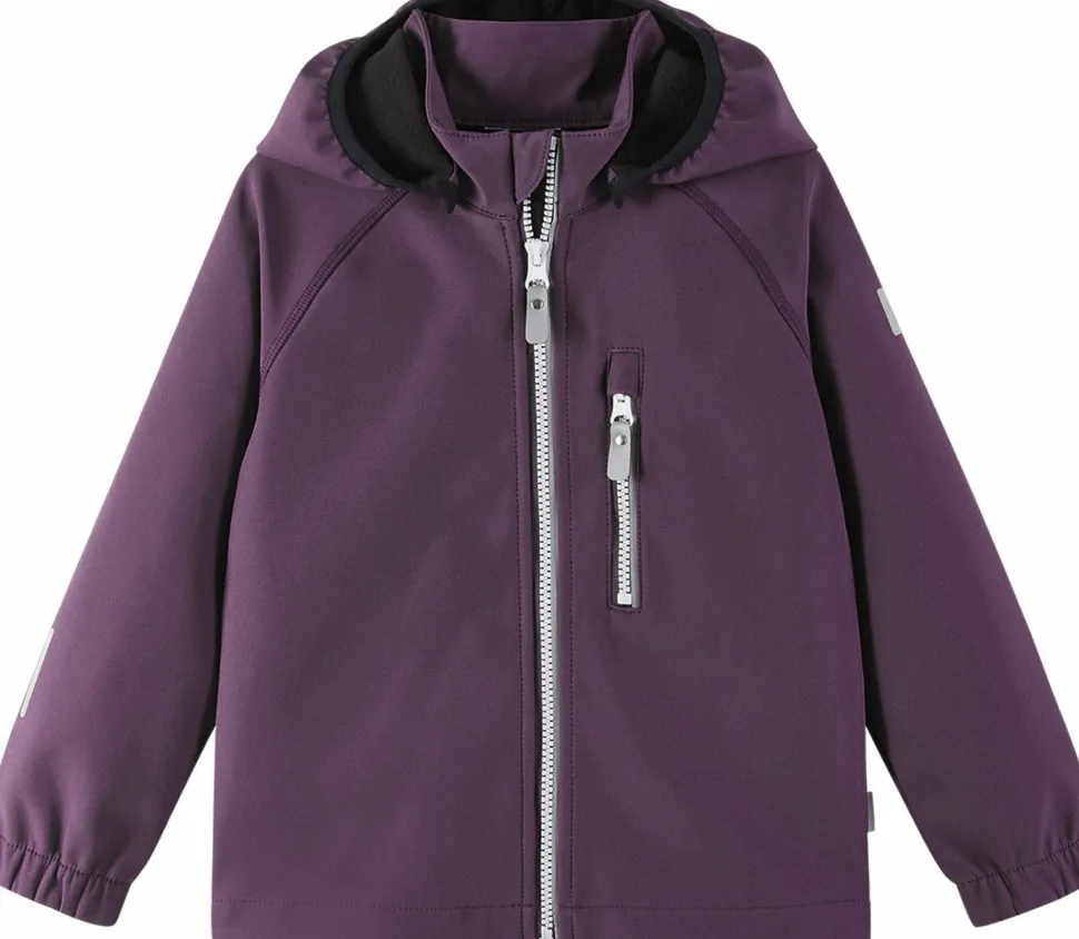 Reima Kids' Softshell Jacket Vantti Deep Purple