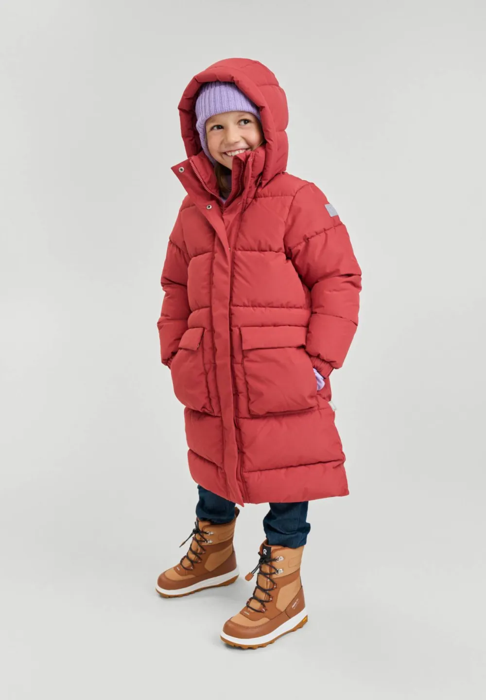 Reima Kids' Winter Jacket Kumpula Red Clay Hot