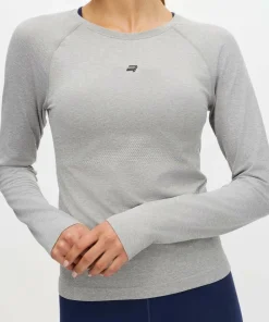 Best Seamless Flex Long Sleeve Damtröjor & Skjortor|Träningskläder Dam