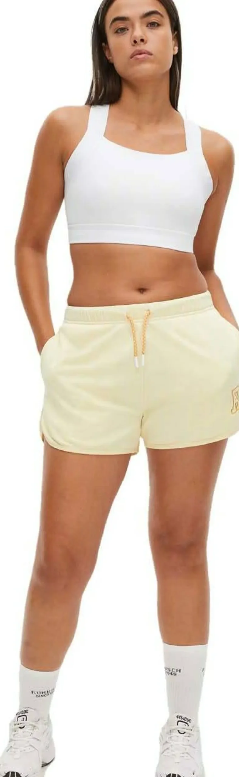 Röhnisch Women's Casual Track Shorts Doouble Cream Clearance